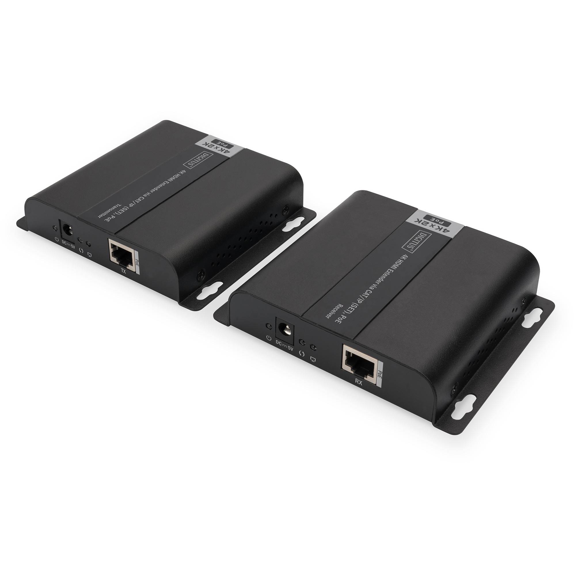DIGITUS 4K HDMI Extender über CAT/IP (Set), PoE