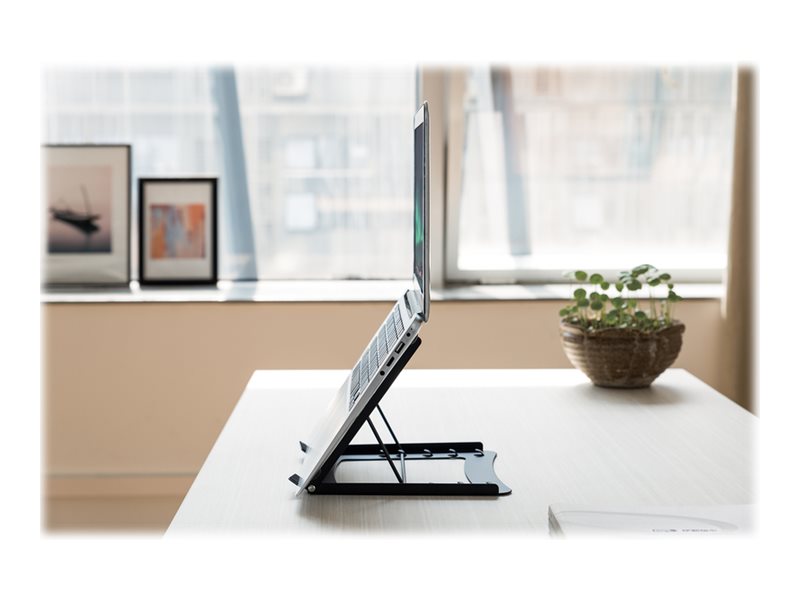 DIGITUS MLS Notebookständer 10-15 faltbar,5Stufen schwarz