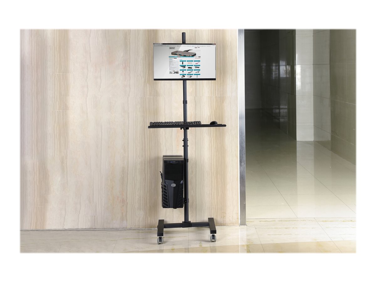 DIGITUS Mobile workstation w height adj.