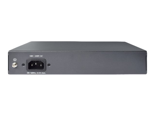 DIGITUS Switch 8-Port  10/100  120W PoE Unmanaged schwarz