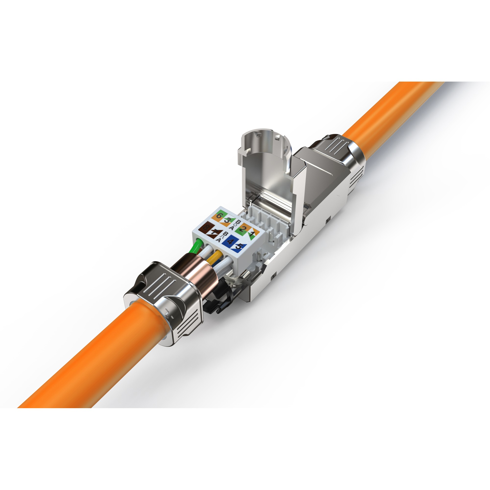 DIGITUS CAT 6A CAT-Verbinder für Feldanwendungen, 500 MHz