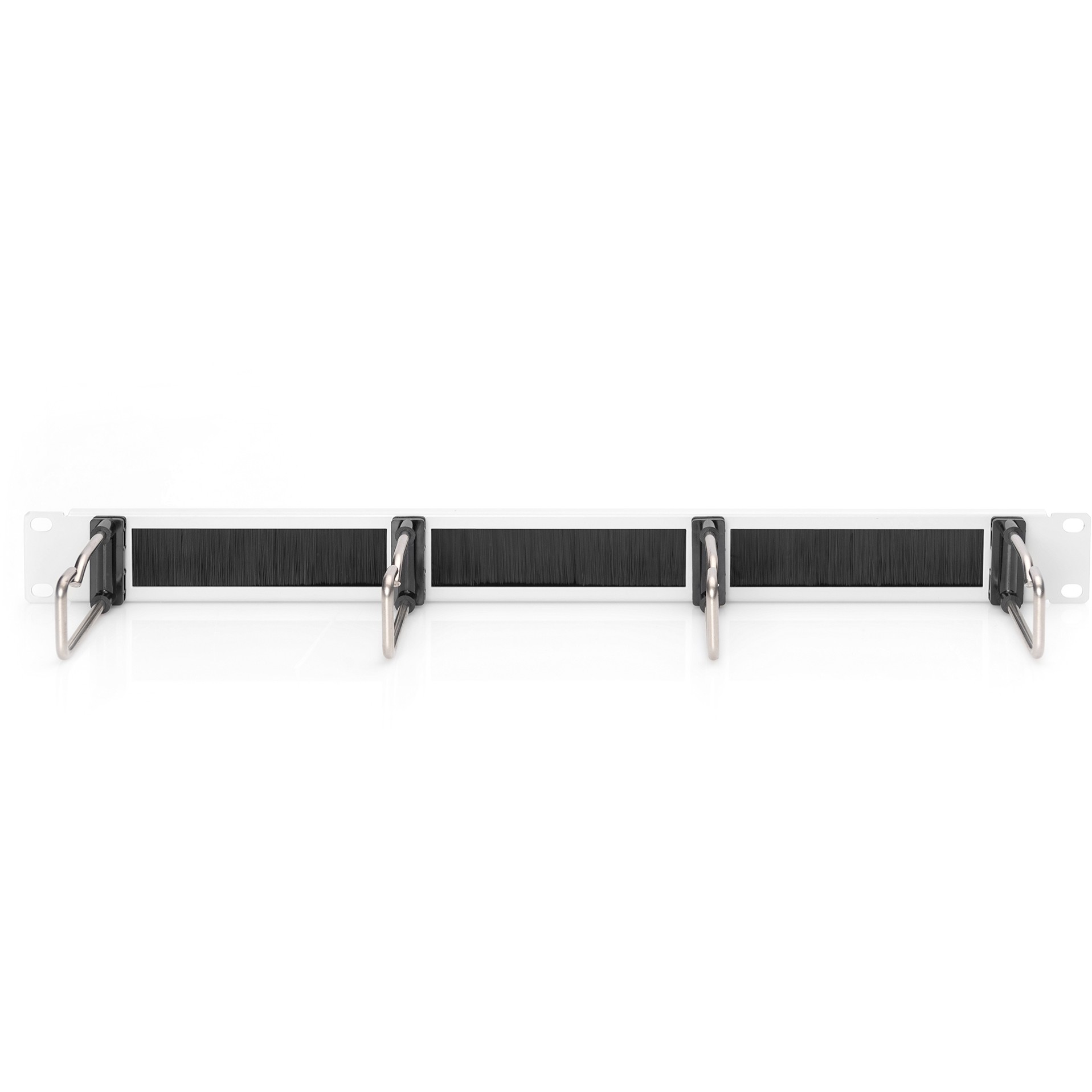 DIGITUS Kabelrangierpanel Stahlbügeln+Bürstenleiste 19 1HE