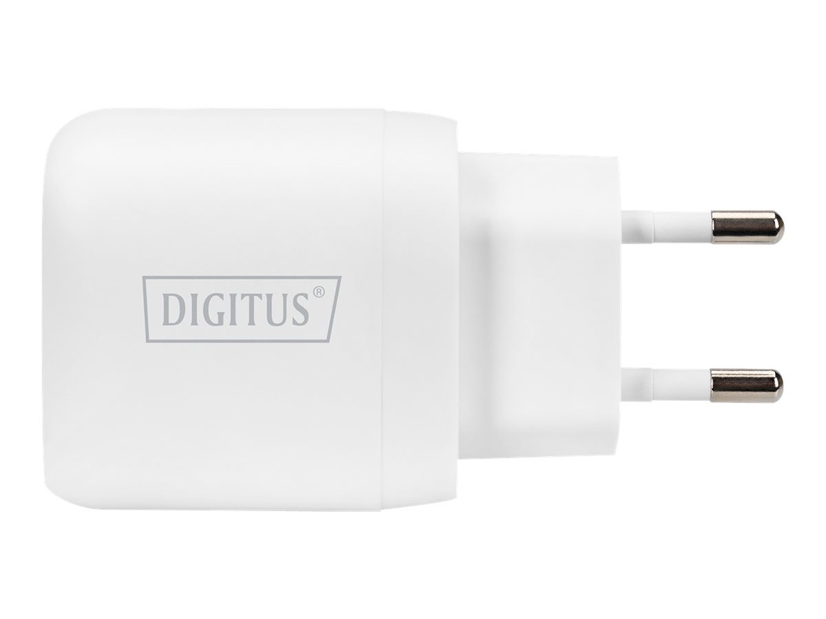 DIGITUS Ladegerät 20W  1 Port 1x USB-C PD       weiß
