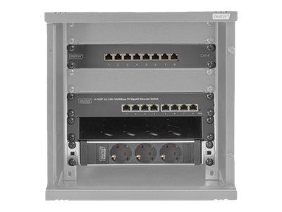 DIGITUS Netzwerk-Set 254 mm (10)-6HE, 312x300mm (B x T)