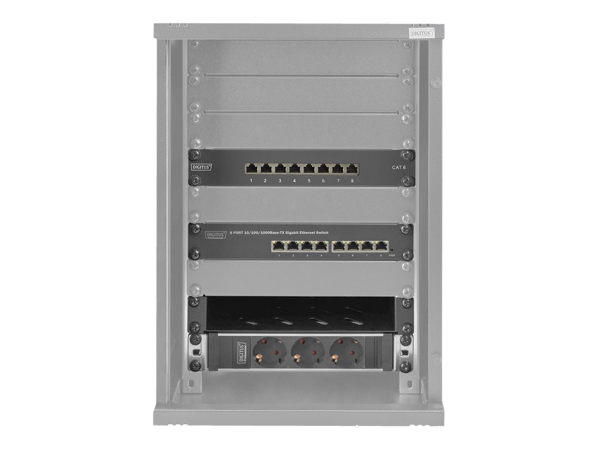 DIGITUS Netzwerk-Set 254 mm (10)-9HE, 312x300mm (B x T)