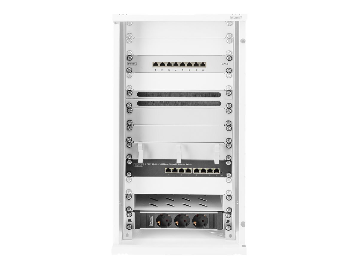 DIGITUS Netzwerk-Set 254 mm (10)-12HE, 312x300mm (B x T)