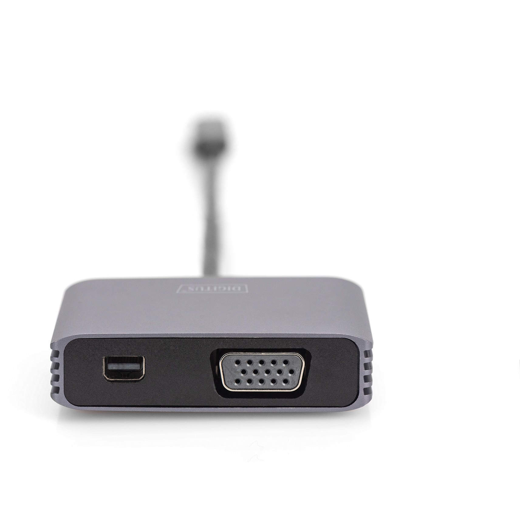 DIGITUS Adapter USB-C St. -> VGA Bu./MiniDP Bu. 4K/30Hz 20cm