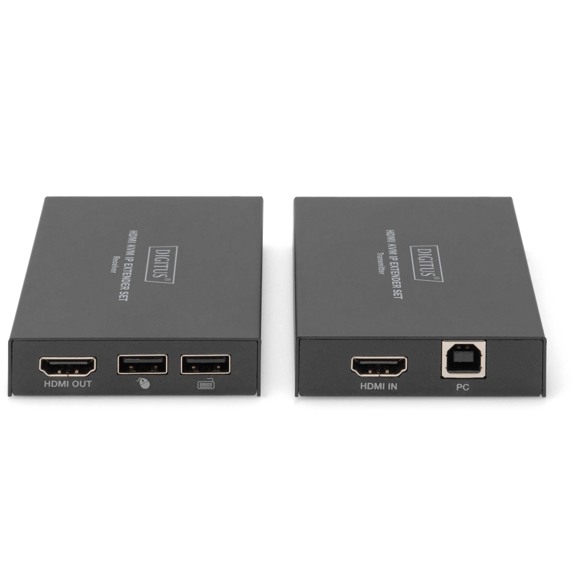 DIGITUS HDMI KVM IP Extender Set Cat5e/6/6A/7/8 bis 150m FHD