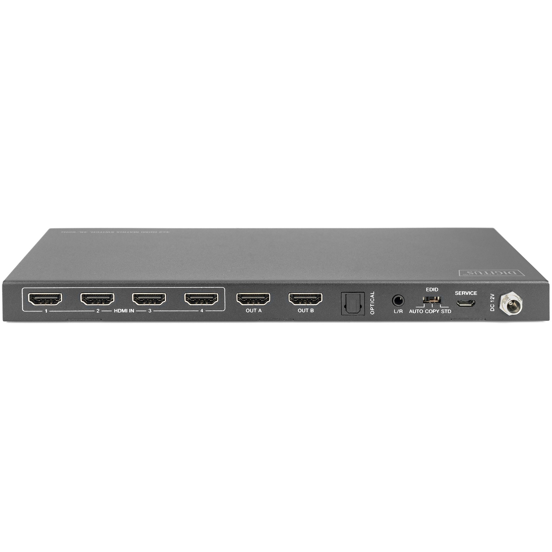 DIGITUS 4x2 HDMI Matrix Switch, 4K/60Hz