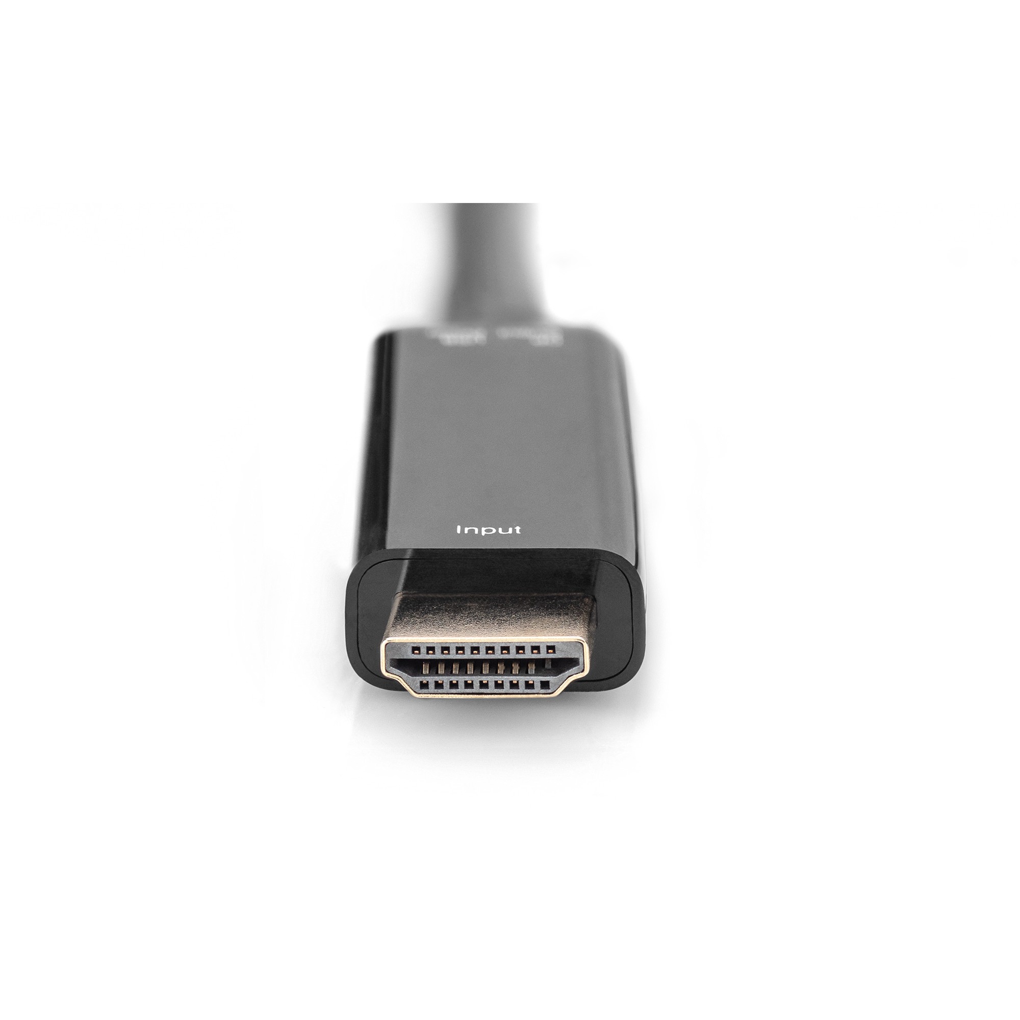 DIGITUS Adapter HDMI A -> DisplayPort St/Bu 4K 0,2m schwarz
