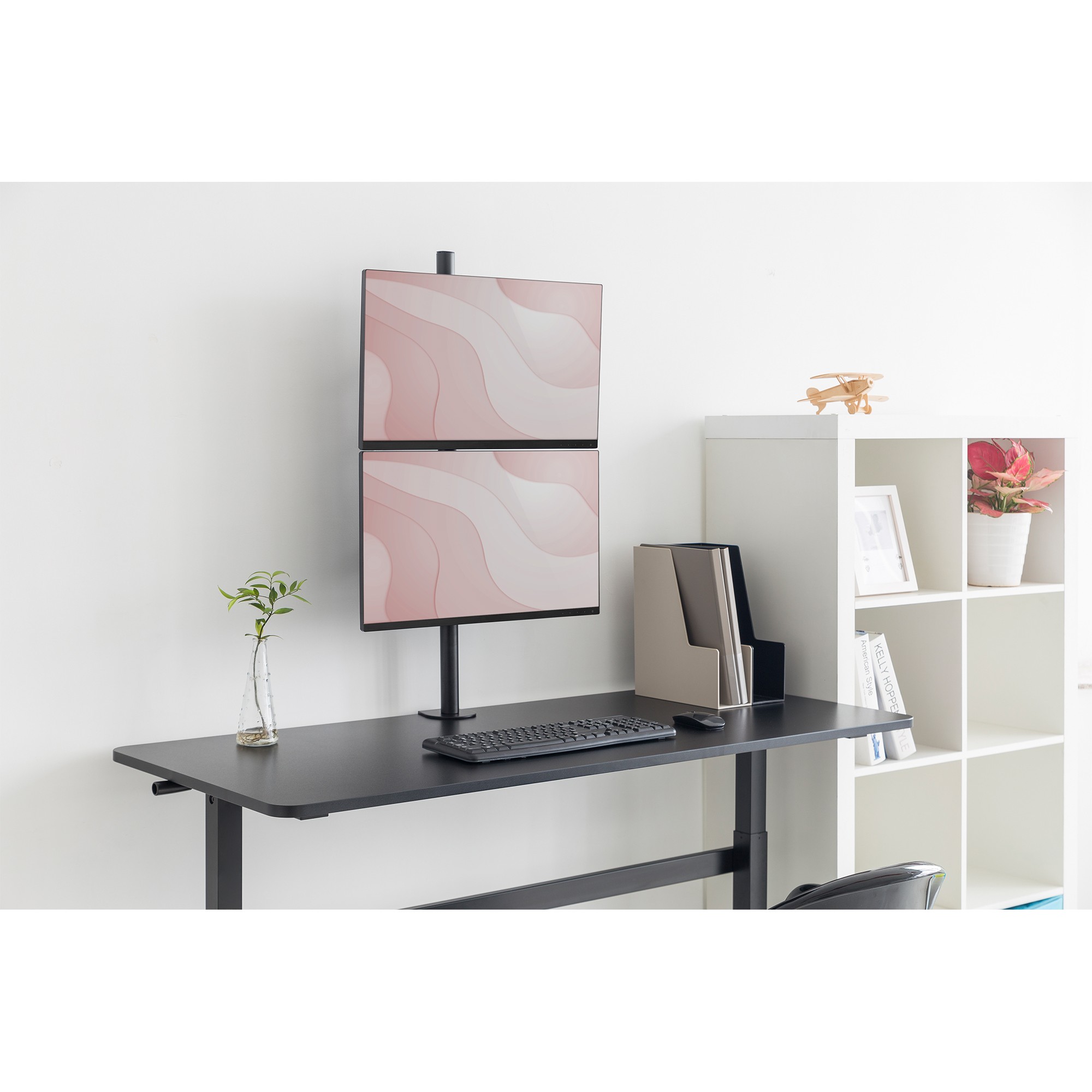 DIGITUS TIS 17-32 2TFT 4Gelenke vertical Max.2x8KG schwarz