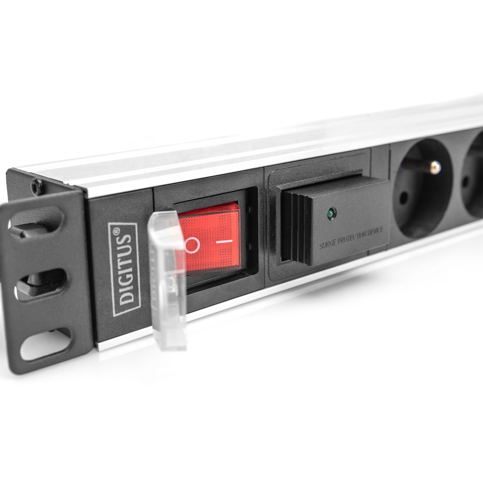 DIGITUS PDU 1U    7xCEE7/5   FR-Ausgänge 230V/16A schwarz