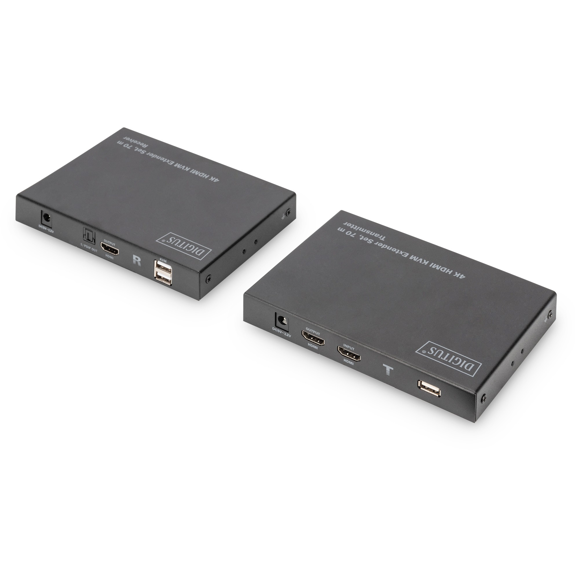 DIGITUS 4K HDMI KVM Extender Set, 70m