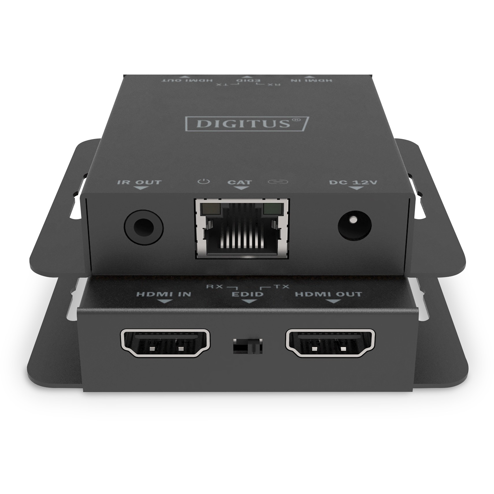 DIGITUS HDMI Extender Set USB 70m 4K schwarz