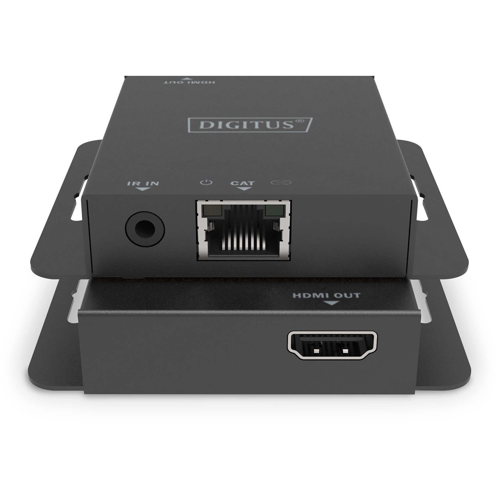 DIGITUS HDMI Extender Set USB 70m 4K schwarz