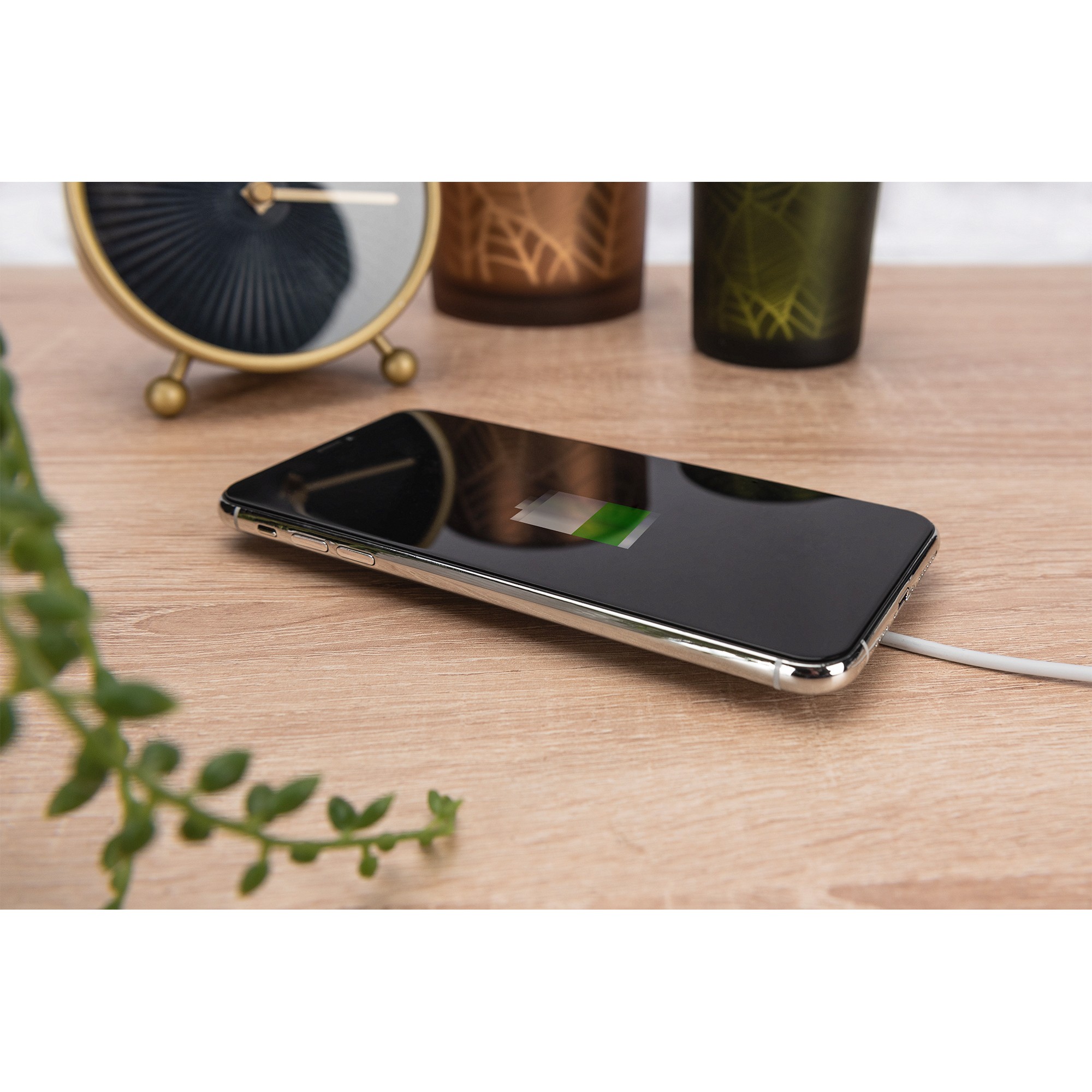 DIGITUS Ladegerät wireless 15W magnetisch für Apple, weiß