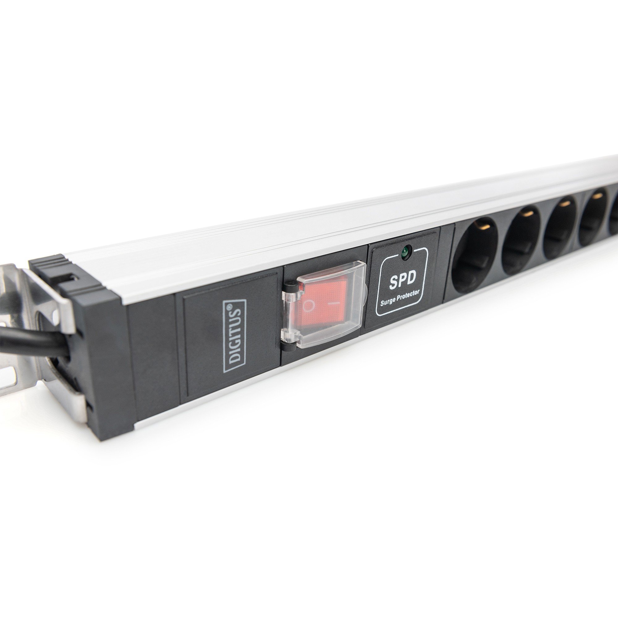 DIGITUS PDU 1HE   12xSchuko 16A Ausgänge 230V/16A schwarz