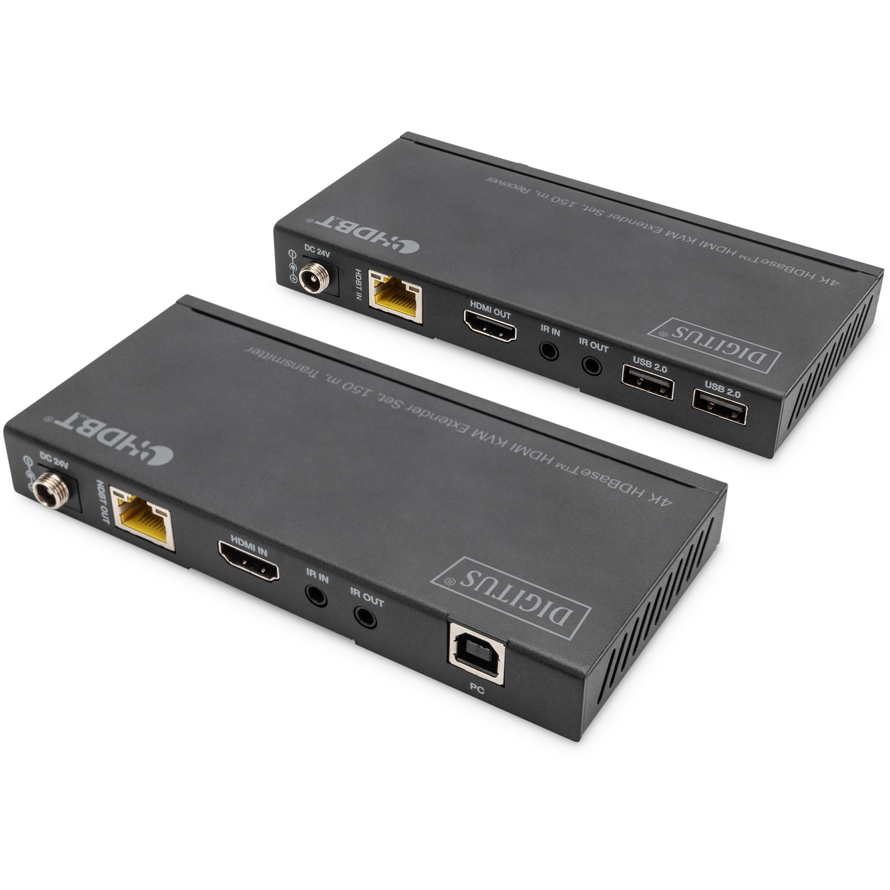 DIGITUS HDBaseT KVM Extender Set 150m