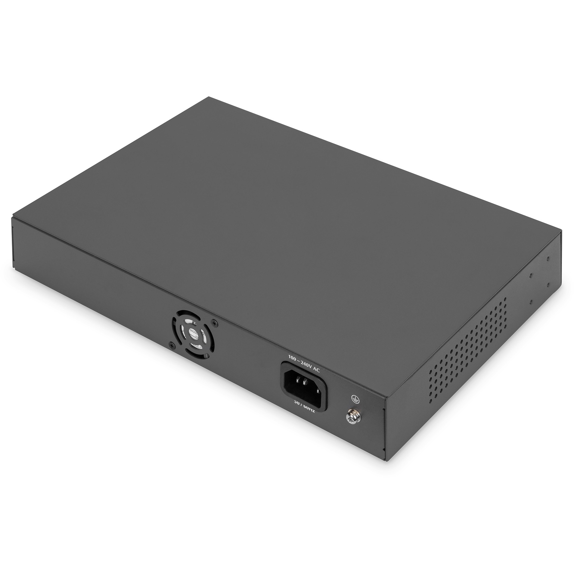 DIGITUS Switch 16-Port 10/100  32W  PoE           schwarz