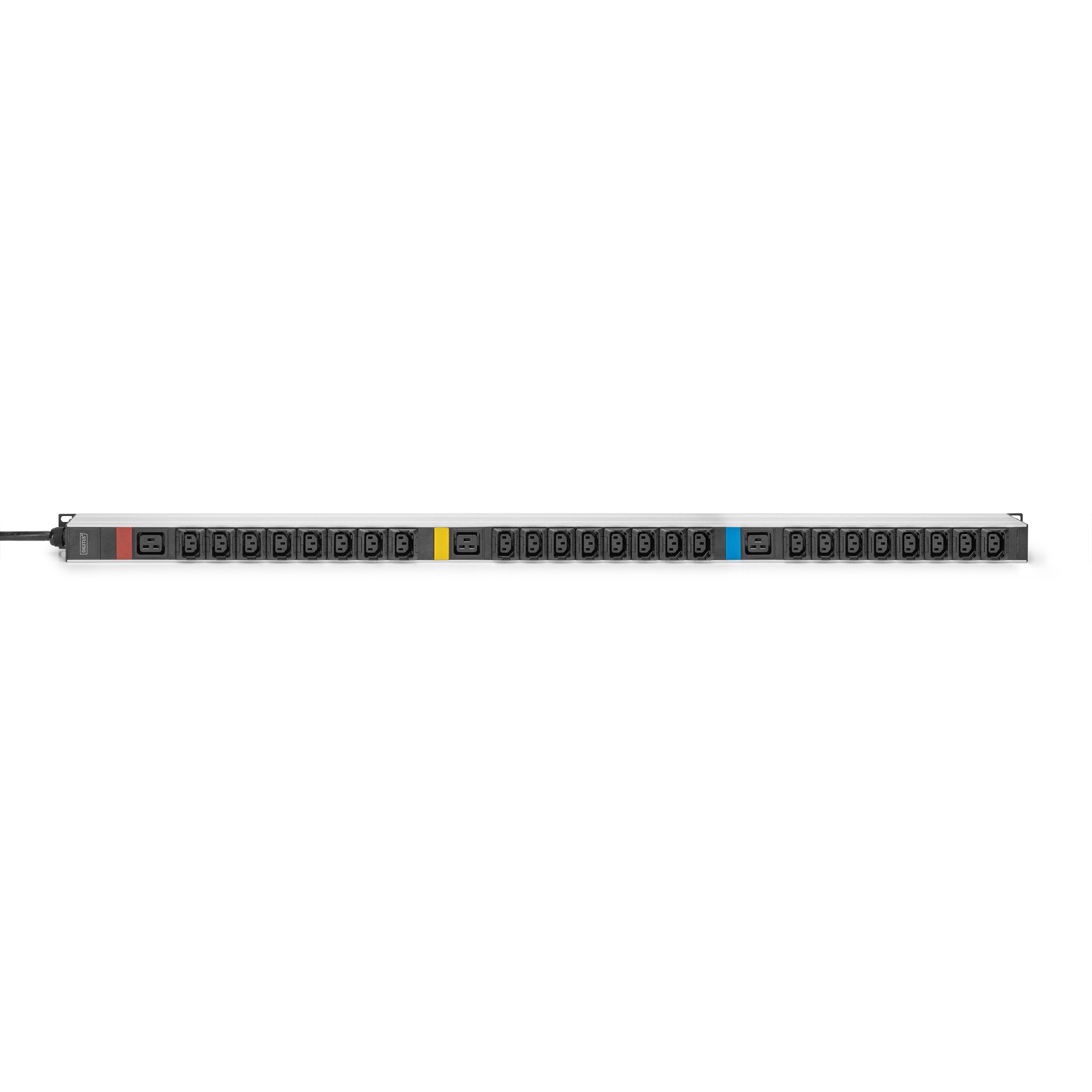 DIGITUS PDU 3-phas.  24xC13  3xC19 Ausgänge 230V/16A schwarz