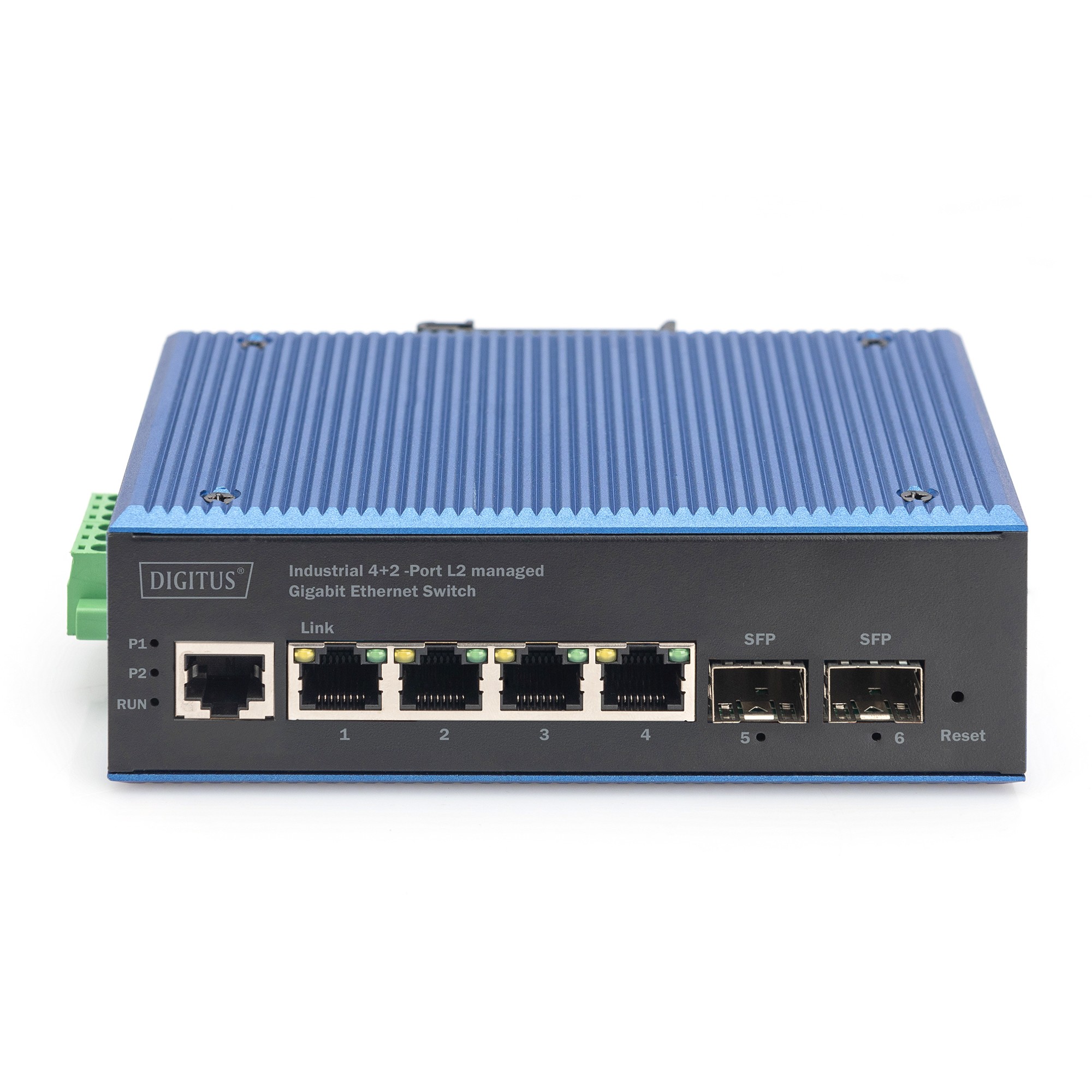 DIGITUS Switch 4+2 -Port L2 managed Gigabit Ethernet