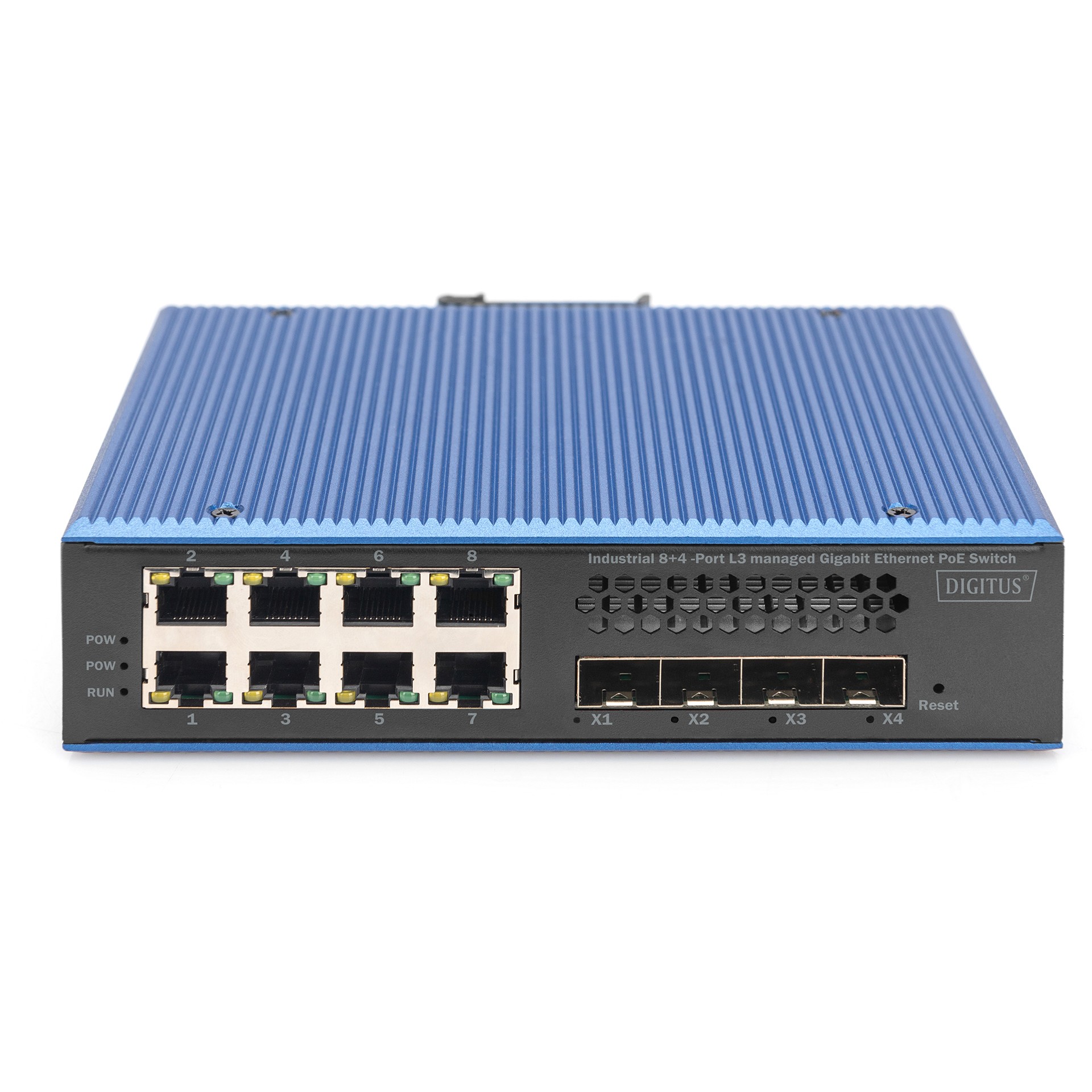 DIGITUS Switch 8 + 4 10G Uplink Port L3 managed Gigabit PoE