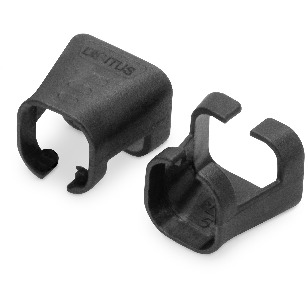 DIGITUS Farbclips für Patchkabel RJ45 100 Stück schwarz