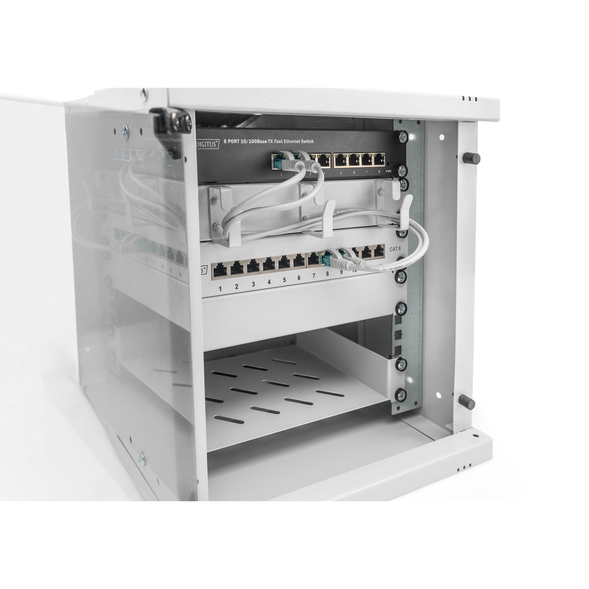 Digitus Wandgehäuse SOHO PRO  6HE 325x315x300 mm 10    grau