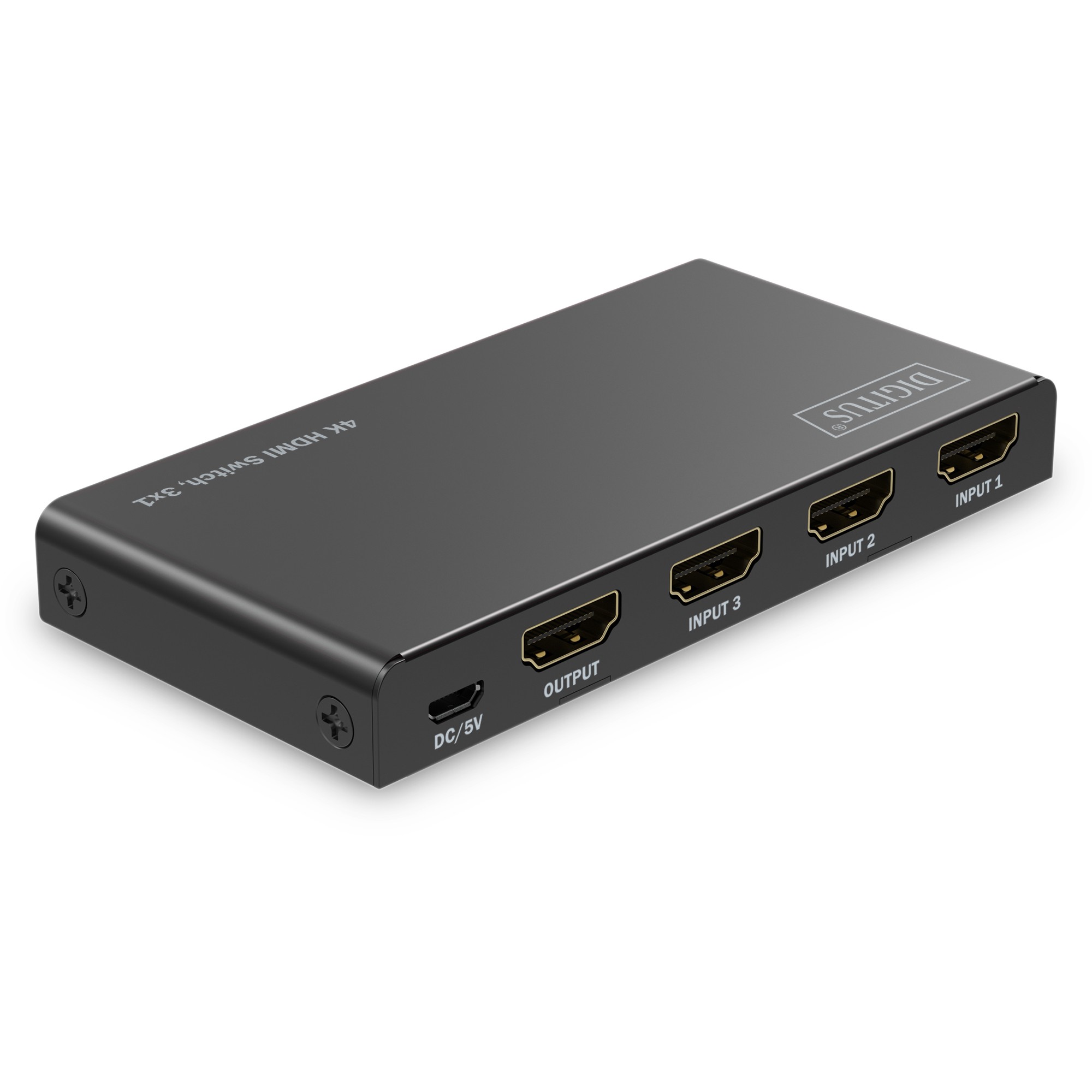 DIGITUS HDMI Switch, 4x1 4K/60Hz HDCP 2.3