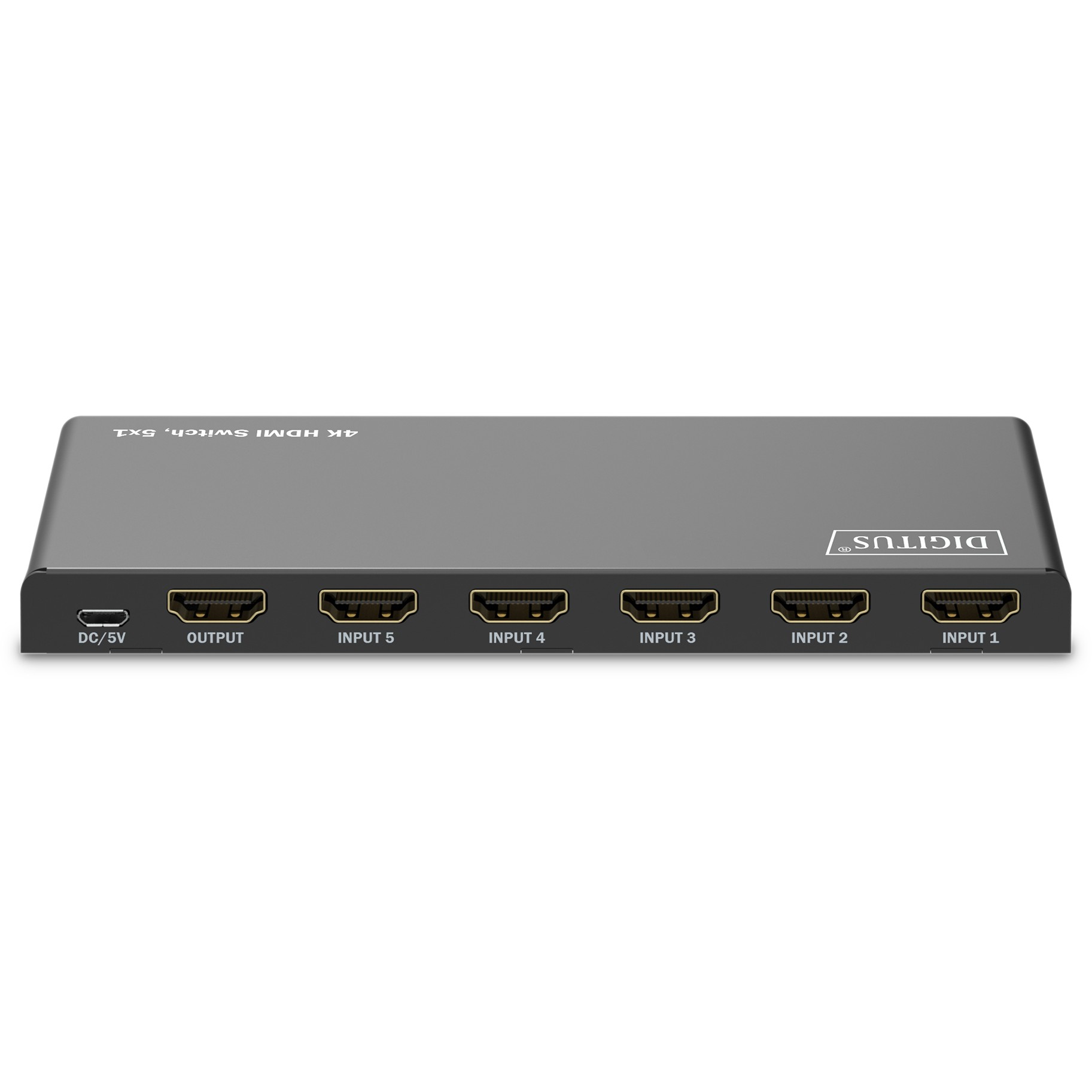 DIGITUS HDMI Switch, 5x1 4K/60Hz HDCP 2.3