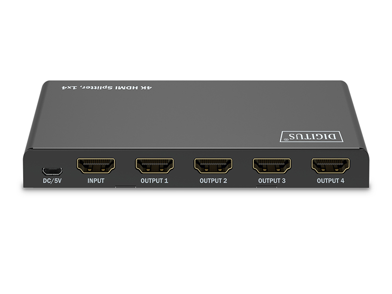 DIGITUS HDMI Splitter 1x4 4K/60Hz HDCP 2.3 EDID Control
