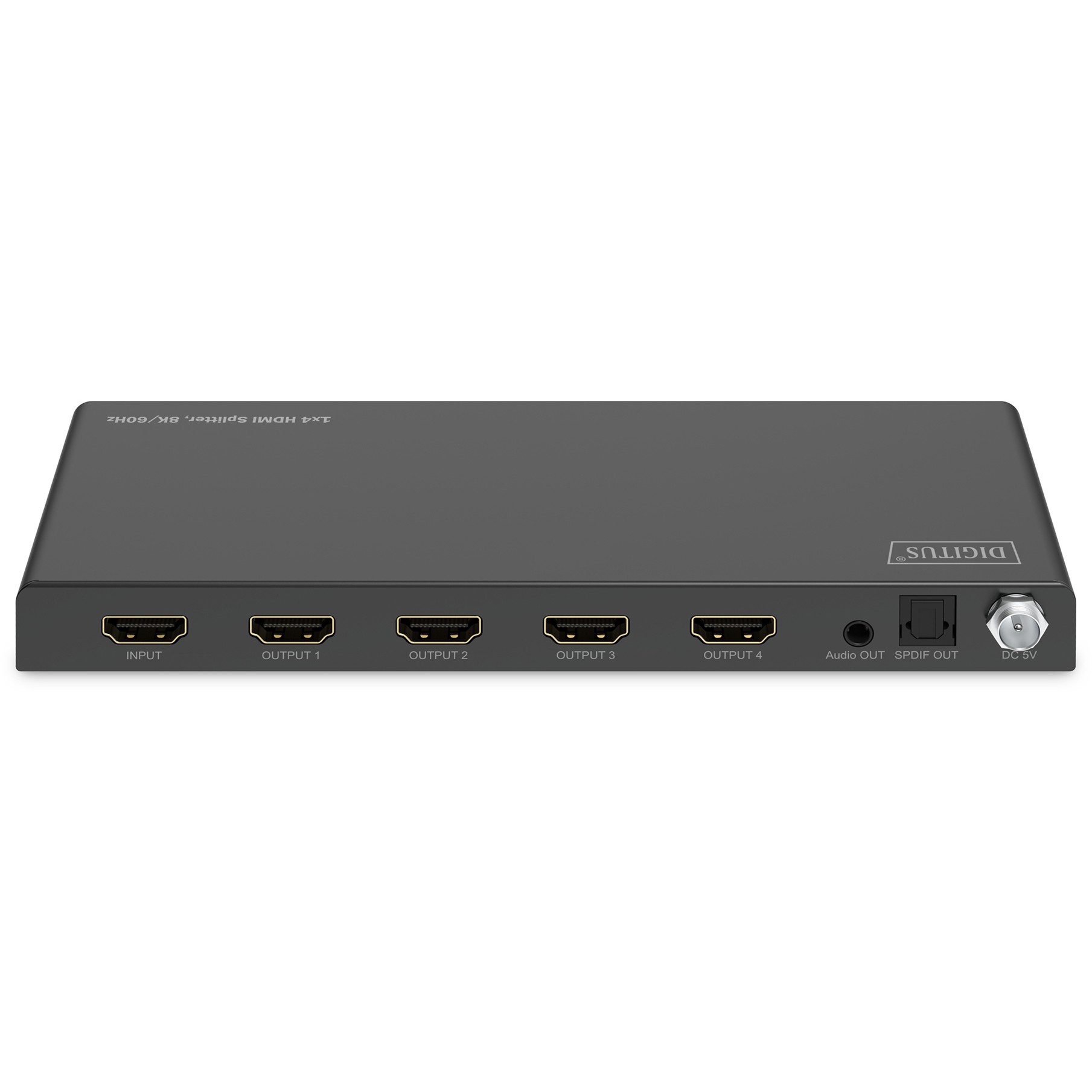 DIGITUS Splitter HDMI 1x4 8K/60Hz Toslink,Stereo,EDID Contr.