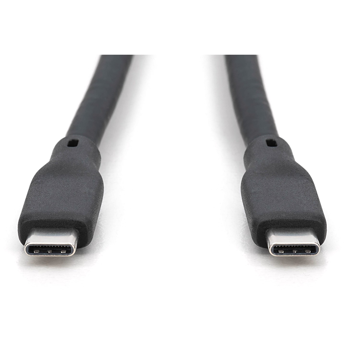 DIGITUS USB 4.0 Kabel Typ C -C Silikon St/St 20Gbps 2m schw.