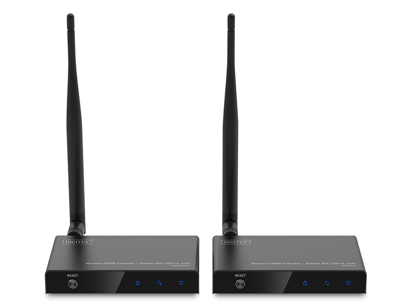 DIGITUS Wireless HDMI Extender/Splitter Set 100m,1x4,Full HD