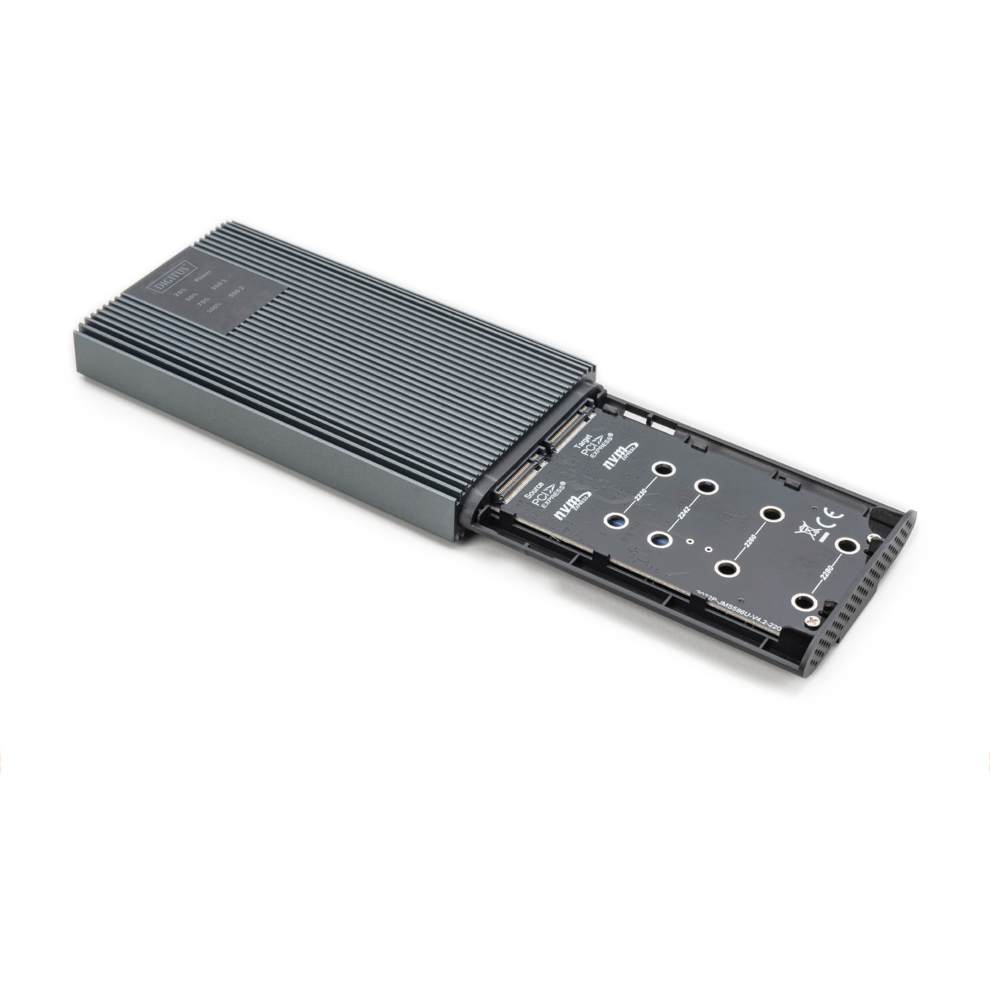DIGITUS USB M.2 NVMe Klonstation, SSD, NVMe werkzeugfrei