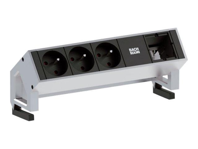 BACHMANN DESK2 3x Schutzkontakt 1x ABD GST18 Inox