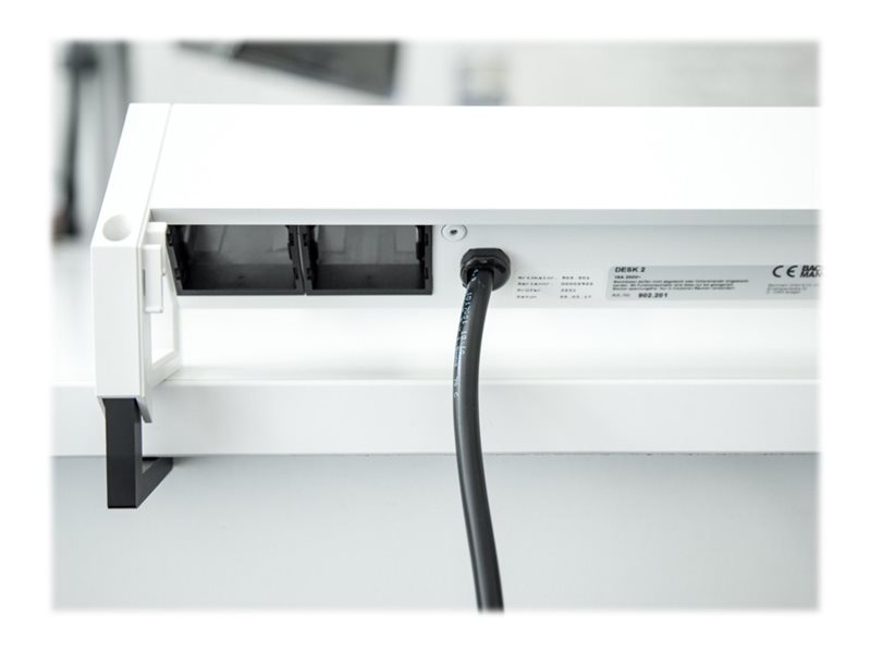 BACHMANN DESK2 2x Schutzkontakt 2x ABD GST18 Inox