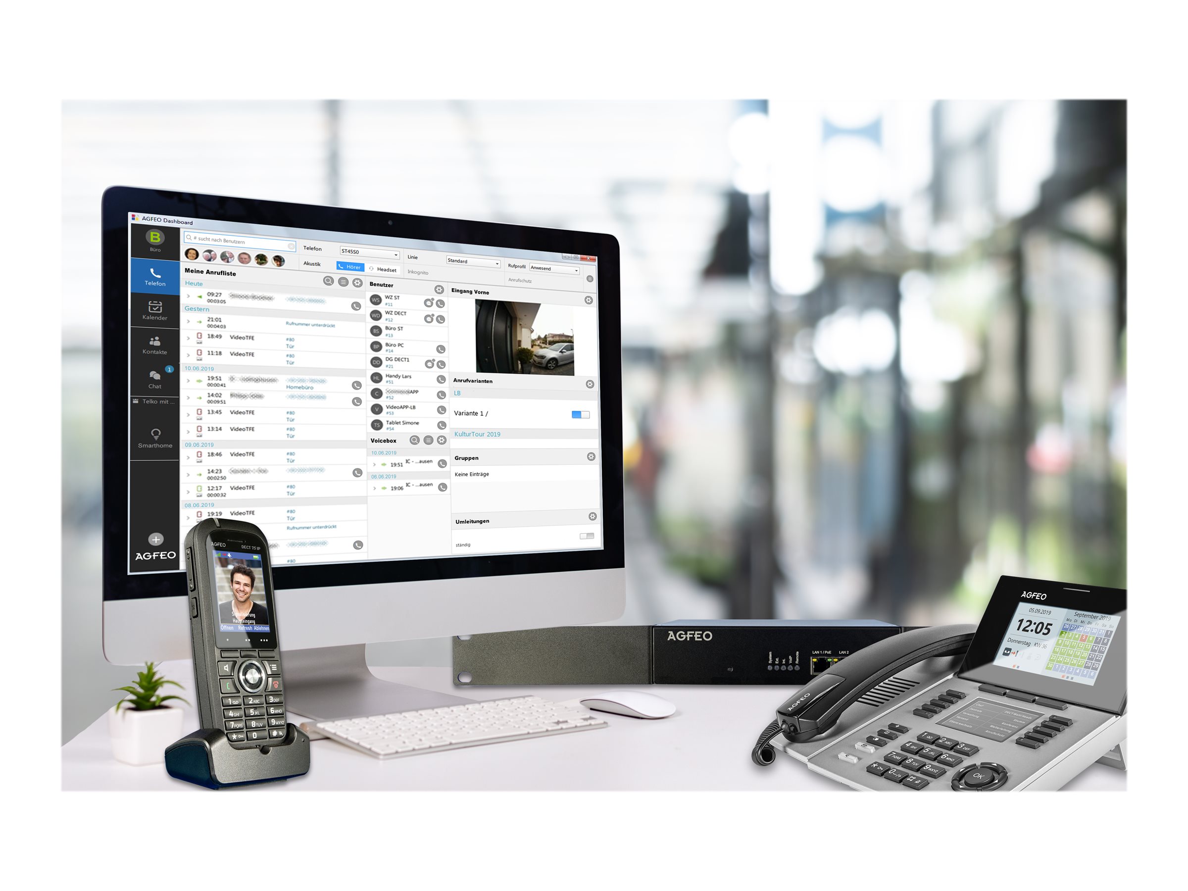 AGFEO DECT 75 IP schwarz
