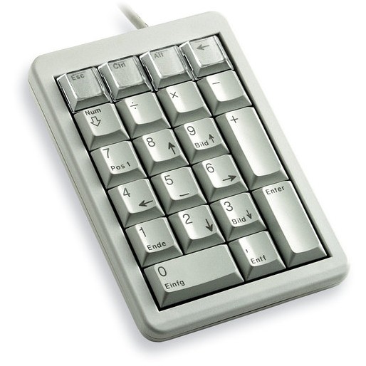 CHERRY TAS Keypad G84-4700 Corded DE-Layout hellgrau