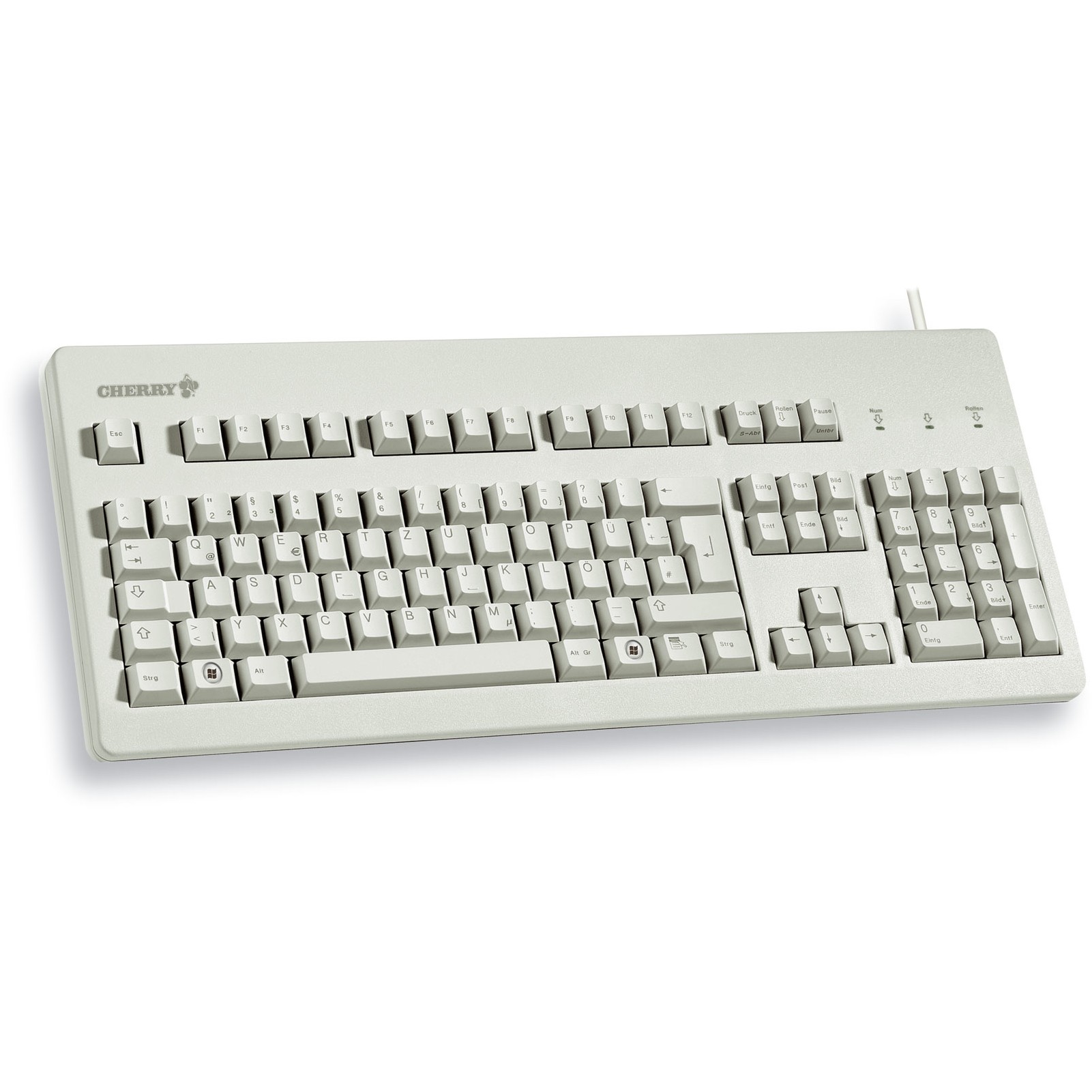 CHERRY G80-3000 Tastatur Universal USB QWERTY US Englisch Grau