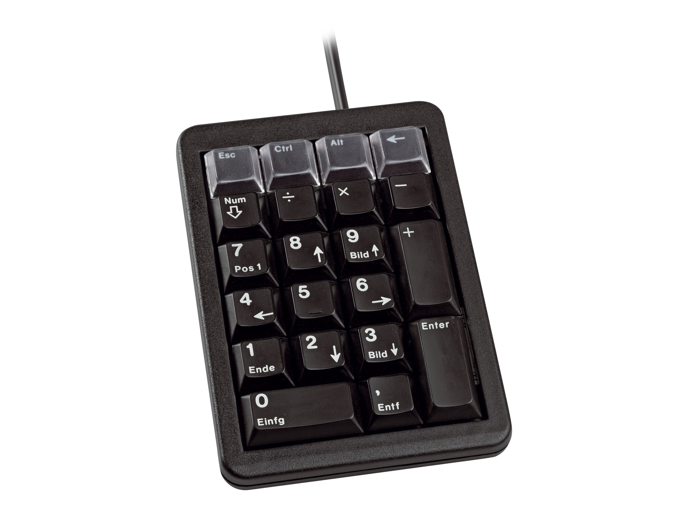 CHERRY G84-4700 Numerische Tastatur Laptop / PC USB Schwarz