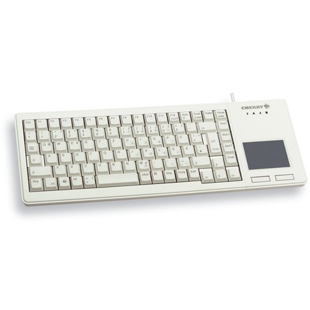 CHERRY XS Touchpad Tastatur Universal USB QWERTY US Englisch Grau