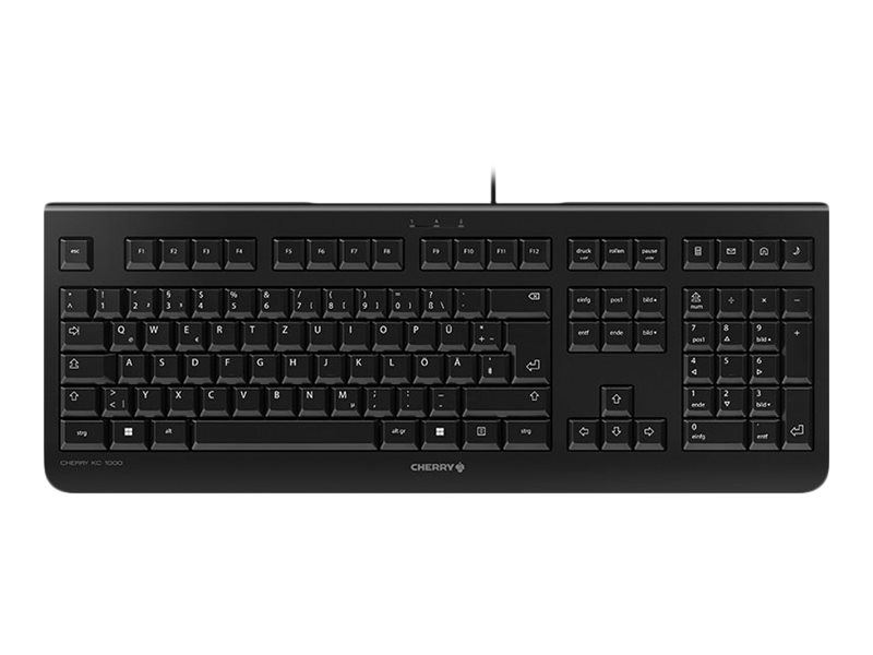 CHERRY Tastatur KC 1000 black