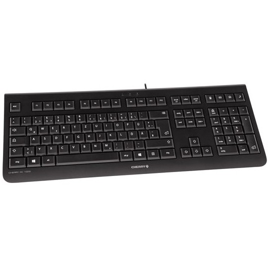 CHERRY KC 1000 Tastatur Haus USB Schweiz Schwarz