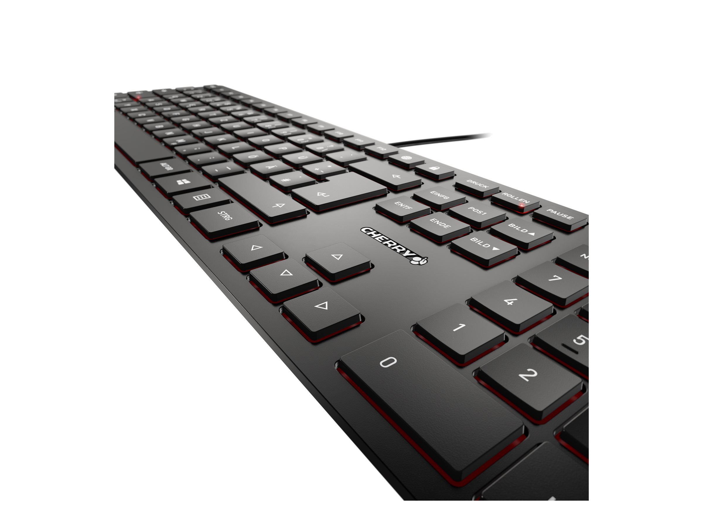 CHERRY Tastatur KC6000 SLIM Schwarz, JK-10680DE-2