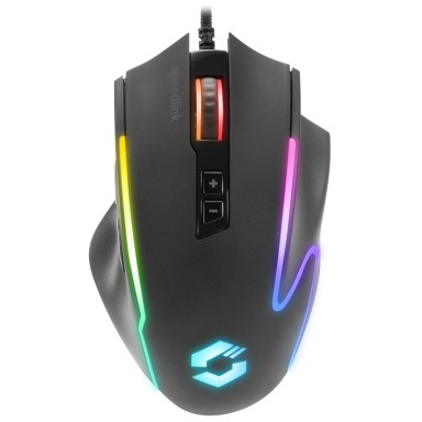 Speedlink Gaming Maus DECUS, 12800 DPI, USB, gummiert, sw retail