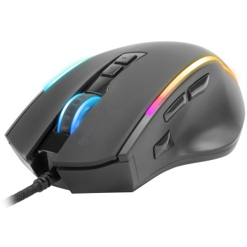 Speedlink Gaming Maus DECUS, 12800 DPI, USB, gummiert, sw retail