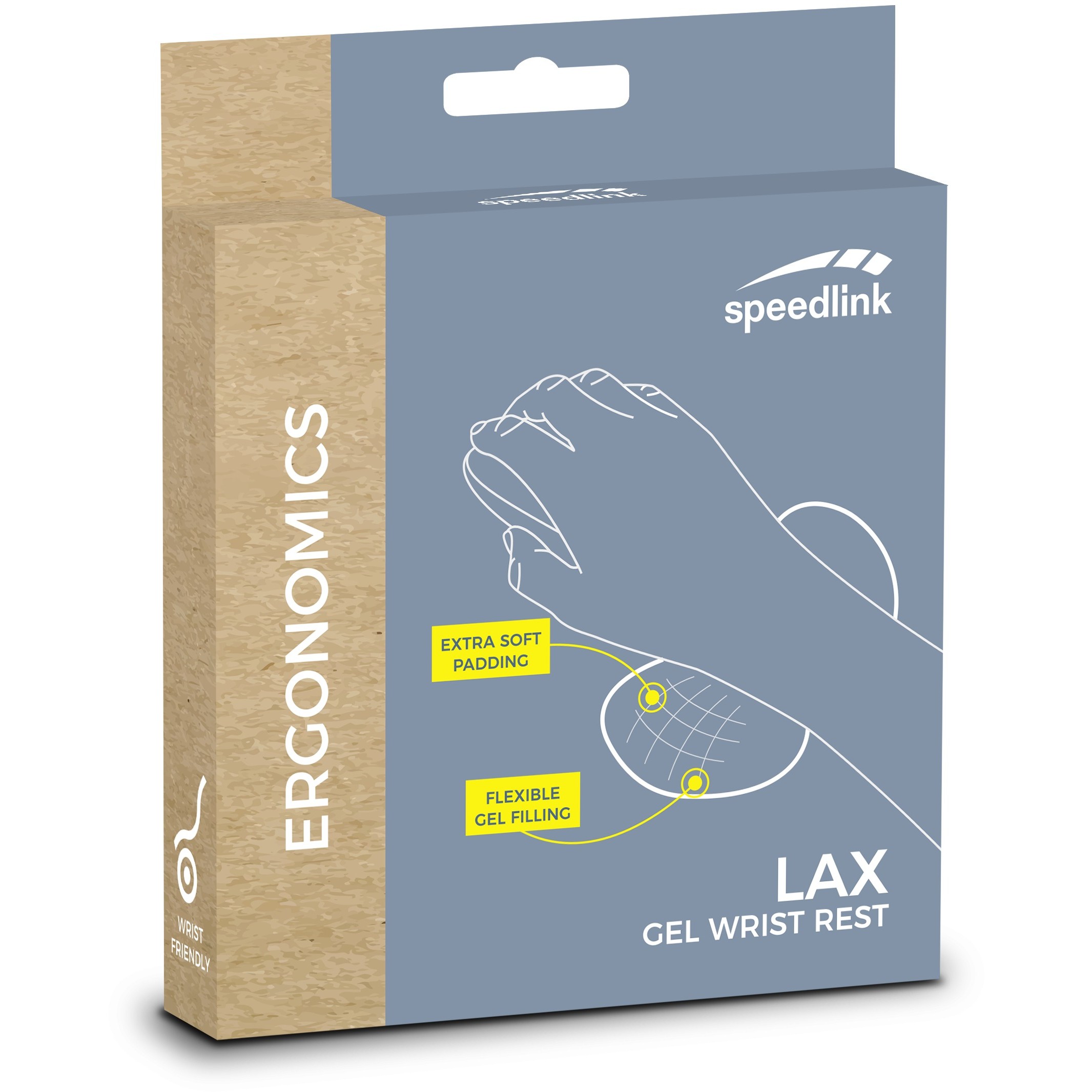 Speedlink Handgelenkauflage LAX, Gel, schwarz retail