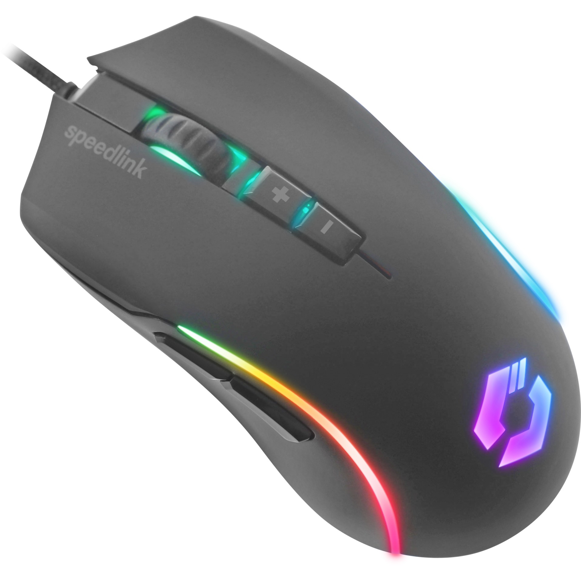 Speedlink Gaming Maus ZAVOS,  3200 DPI, USB, rubber-schwarz retail