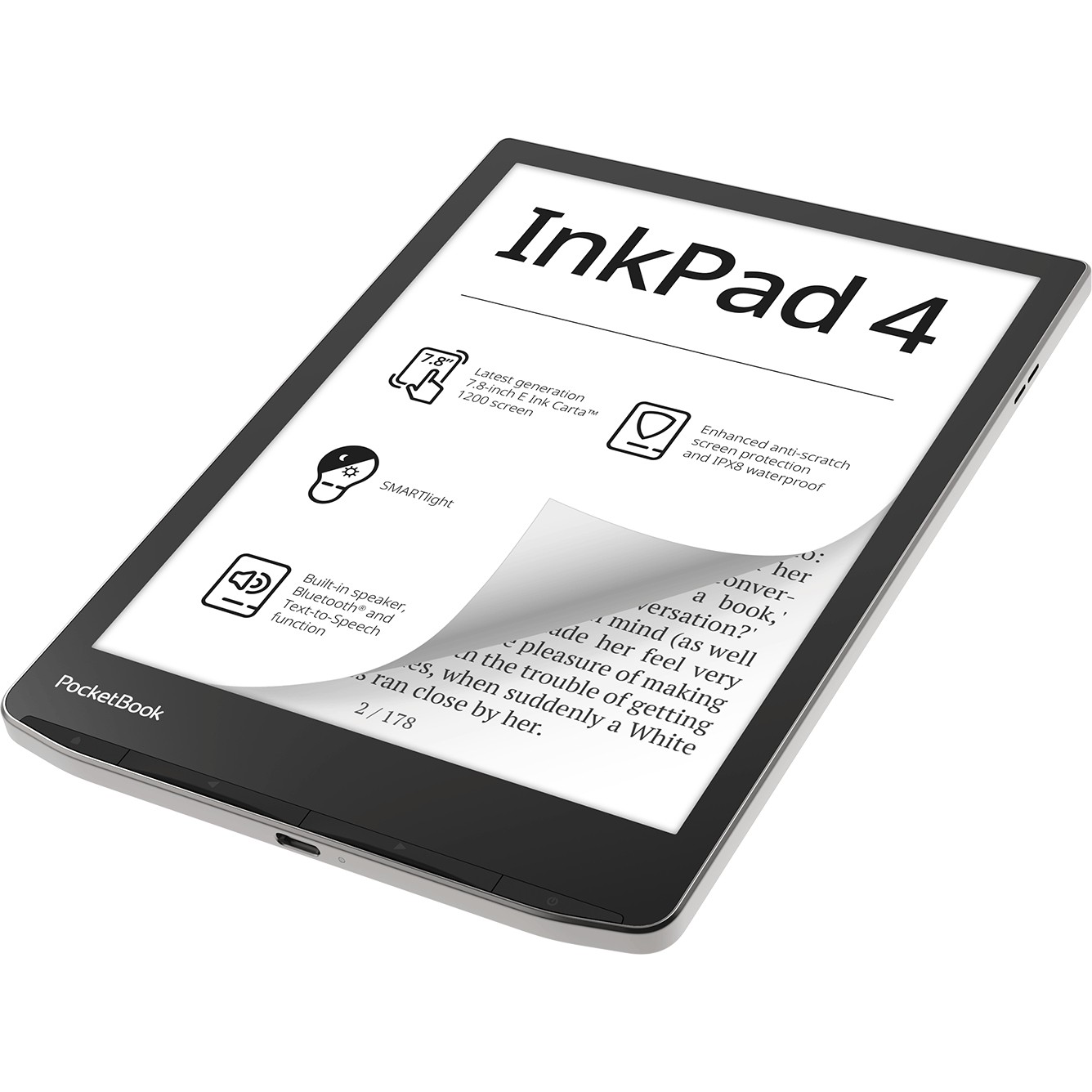 PocketBook InkPad 4 e-book reader